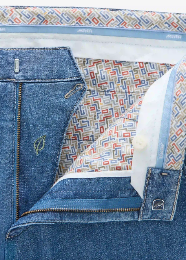 Meyer Bonn 4020S 16 Light Blue Ultra-Lightweiight Denim Jeans