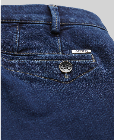 Meyer Slim Fit Super Stretch Denim Jeans - 4541 Dublin. 17 Blue-Stone