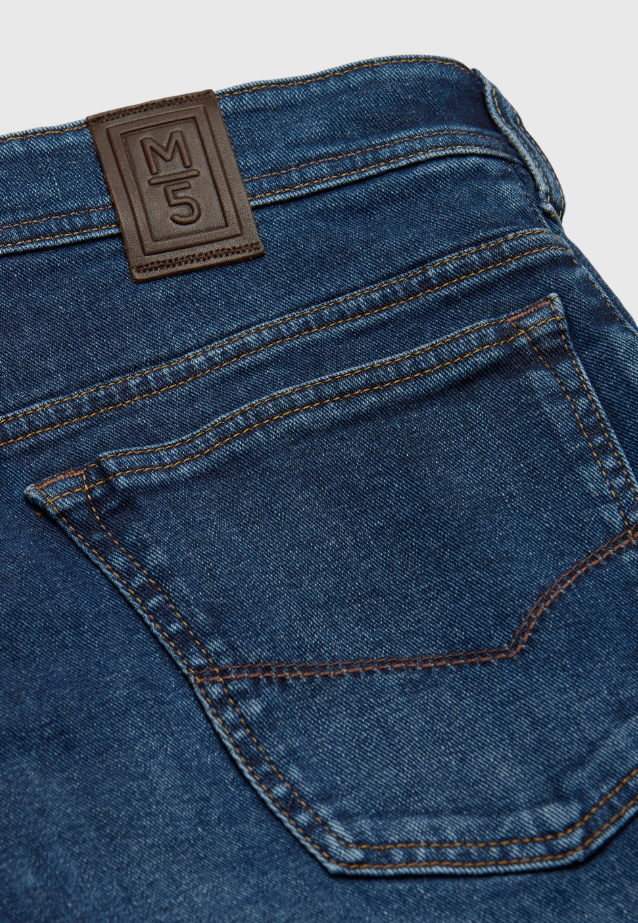 Meyer M5 Super-Stretch Denim Jeans - 6267 Stone Blue