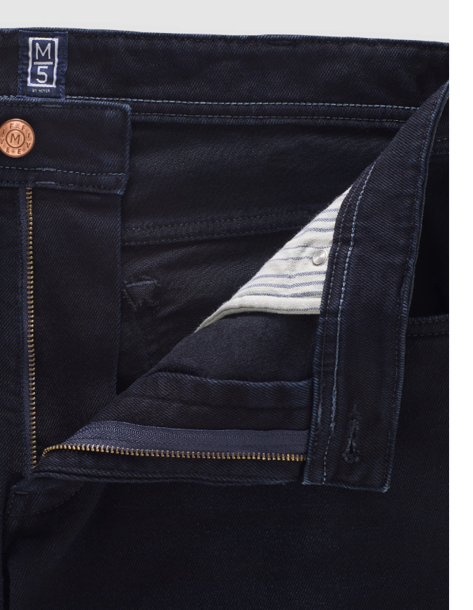Meyer M5 Super-Stretch Denim Jeans - 6267 Dark Blue
