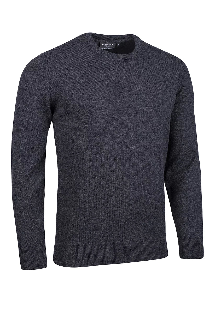Mens Morar Crew Neck Lambswool Midweight Sweater