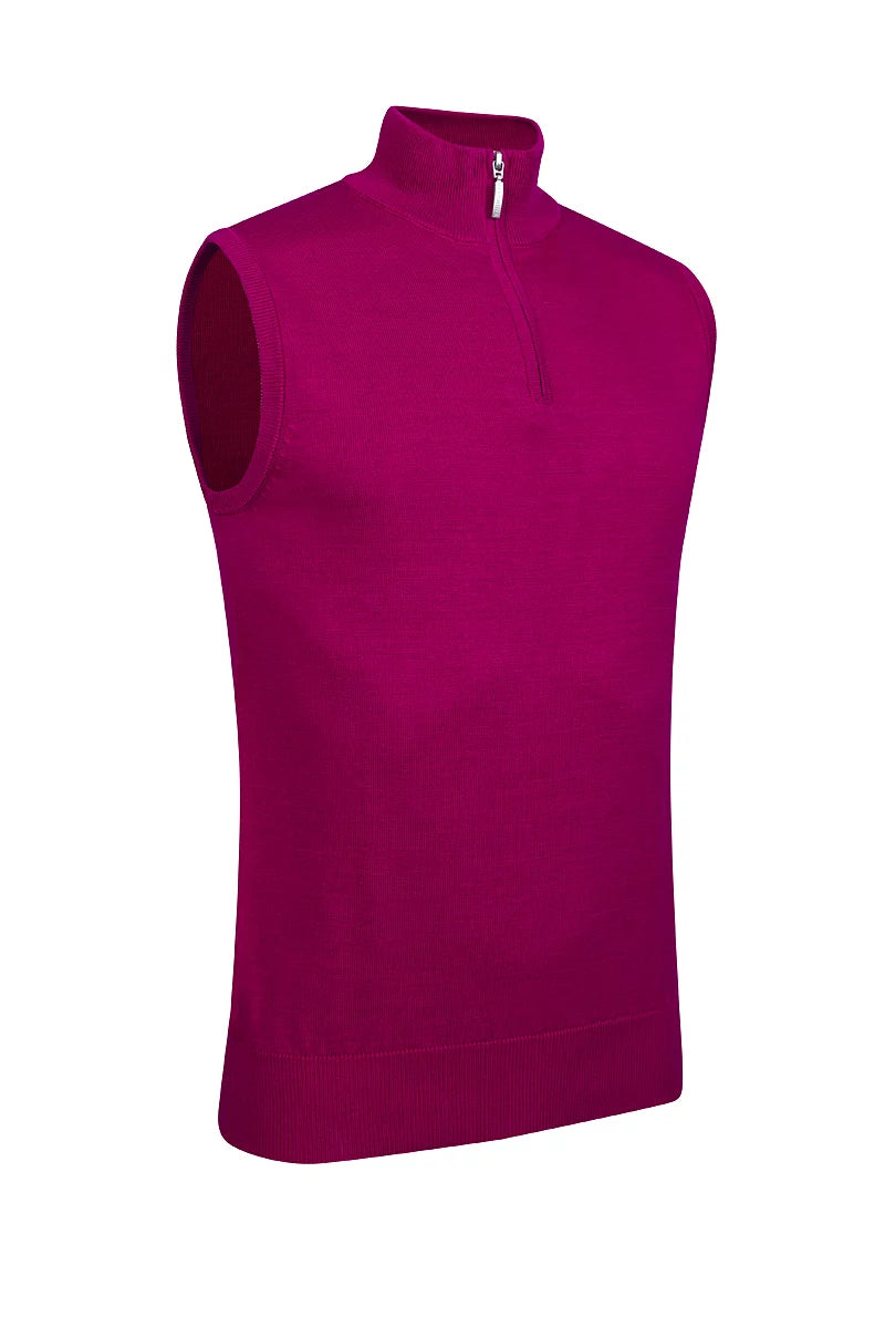 Mens Quarter Zip Cotton Lightweight Stanley Slipover