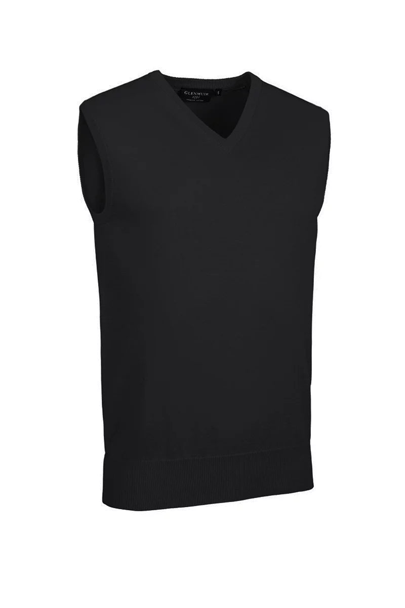 Mens V Neck Cotton Lightweight Thornton Slipover