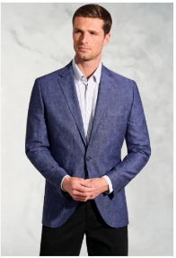 Blue Linen Jacket 54028