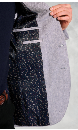 Light Blue Linen 54028