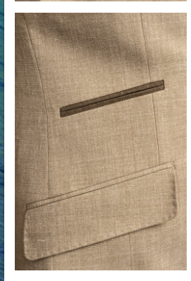 Gurteen Roxby Beige Herringbone Jacket