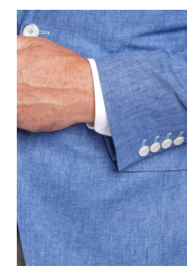 Gurteen Viago Blue Linen Jacket