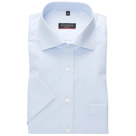 Half Sleeve Shirt For Men | Light Blue Mens Half Sleeve Shirt | 1100 X19K Eterna 10 Light Blue