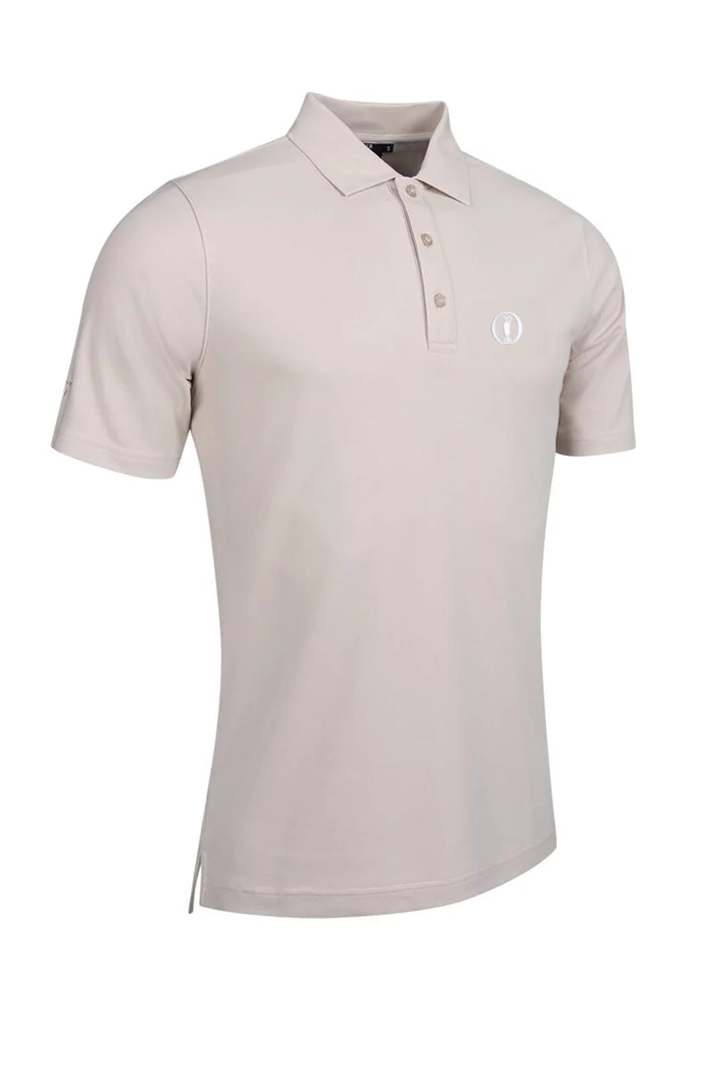The Open  Mens Performance Pique Deacon Golf Polo Shirt