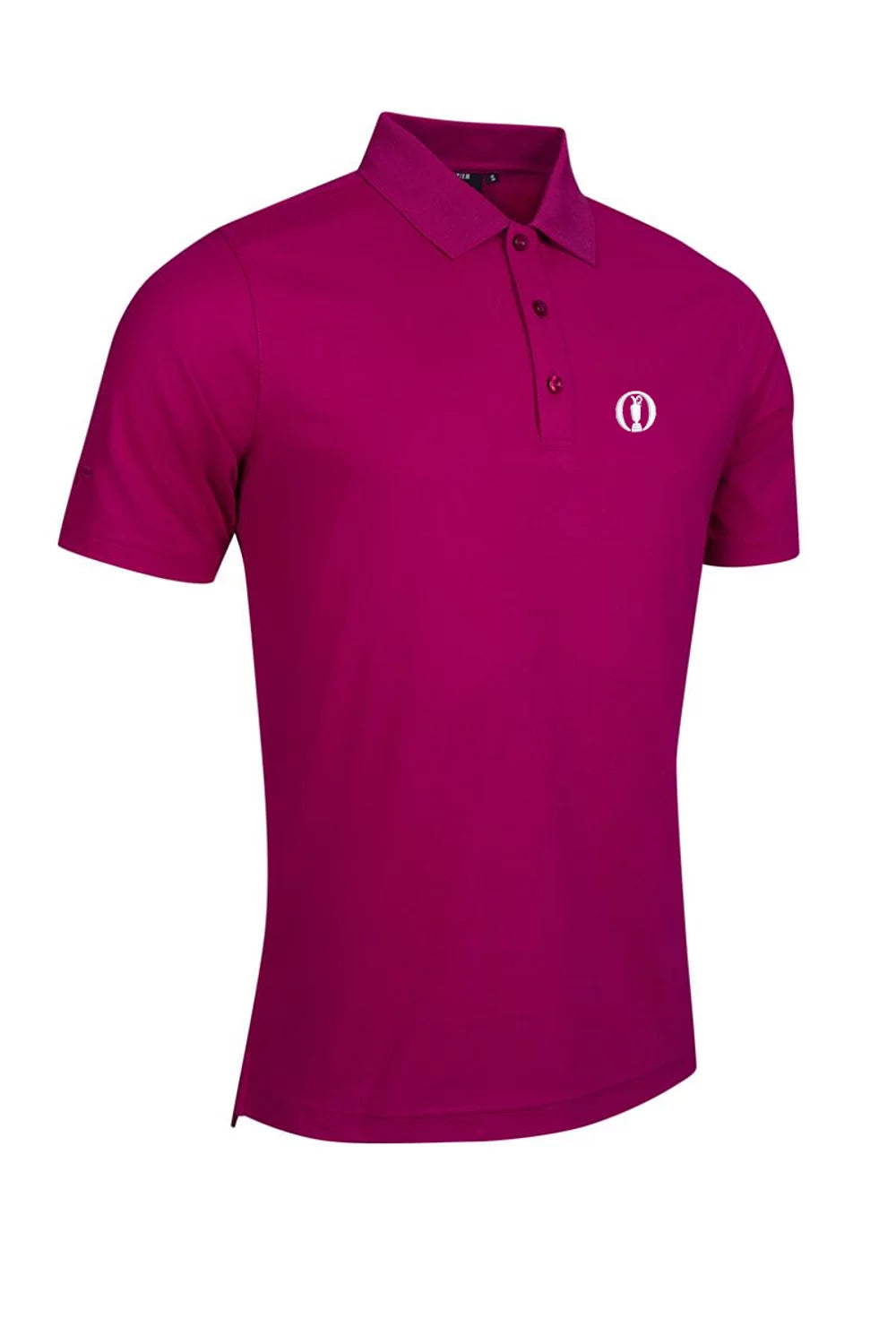 The Open  Mens Performance Pique Deacon Golf Polo Shirt