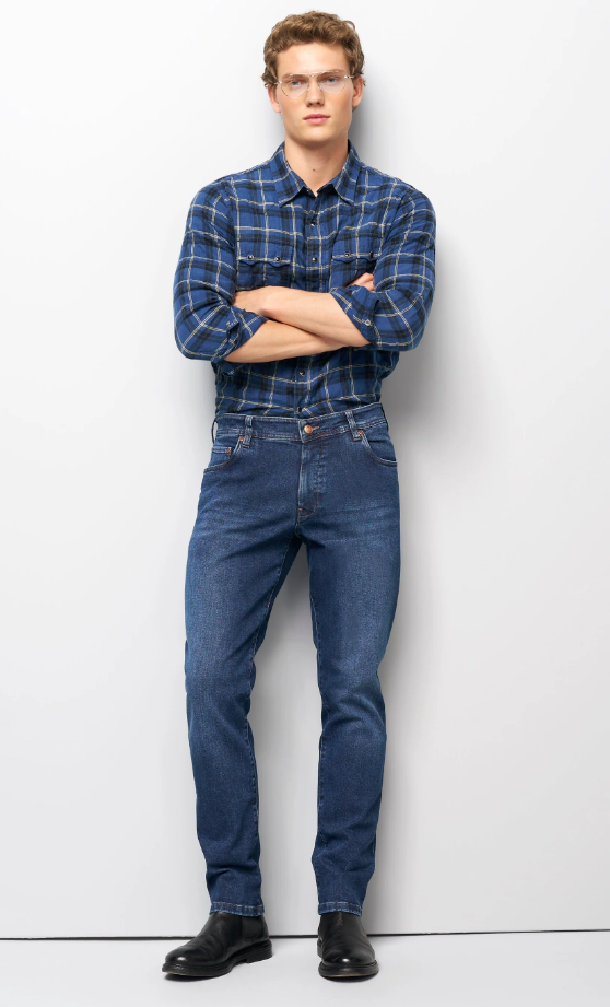 Meyer M5 Super-Stretch Denim Jeans - 6267 Stone Blue