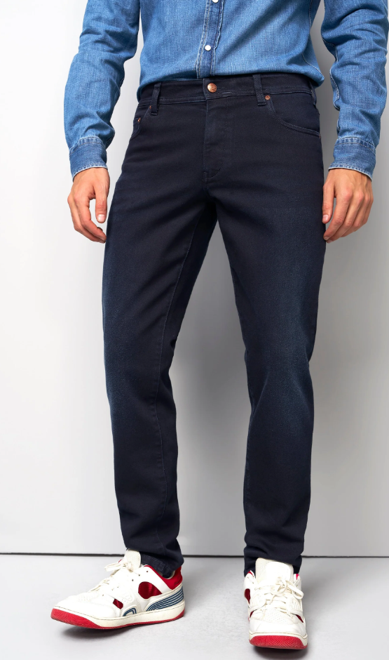 Meyer M5 Super-Stretch Denim Jeans - 6267 Dark Blue