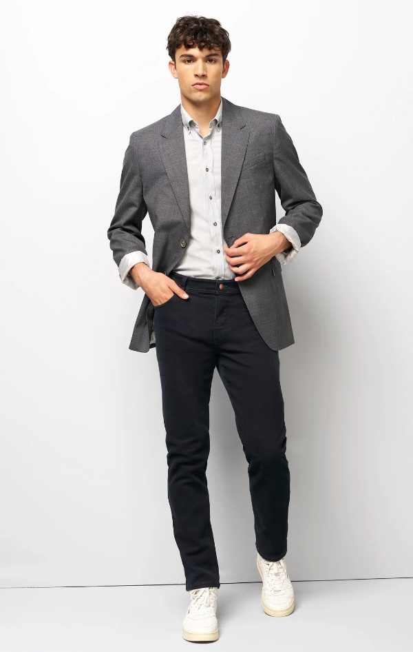 Meyer M5 Super-Stretch Denim Jeans - 6267 Black