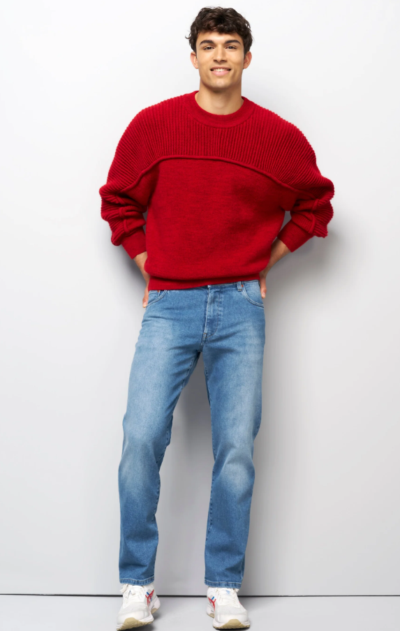 Meyer M5 Super-Stretch Denim Jeans - 6268 Light Blue
