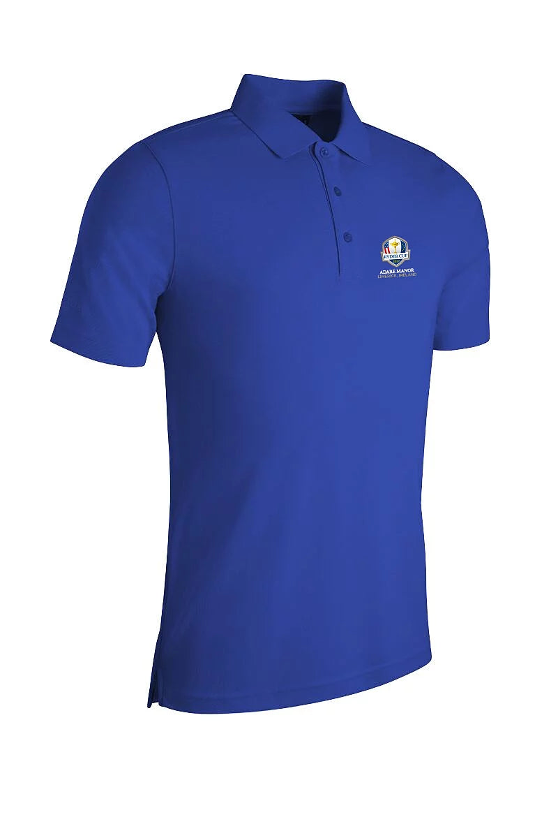 Official Ryder Cup 2027 Mens Performance Pique Golf Polo Shirt