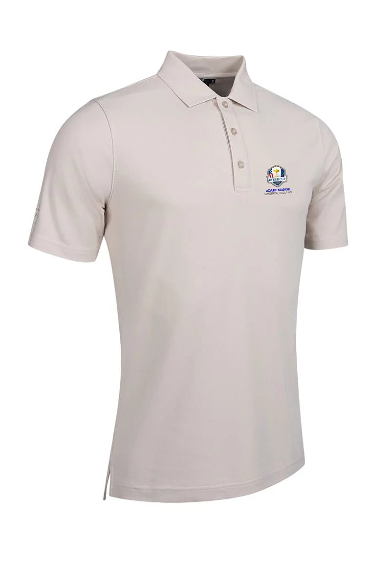 Official Ryder Cup 2027 Mens Performance Pique Golf Polo Shirt