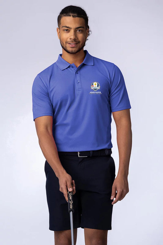 Official Ryder Cup 2027 Mens Performance Pique Golf Polo Shirt