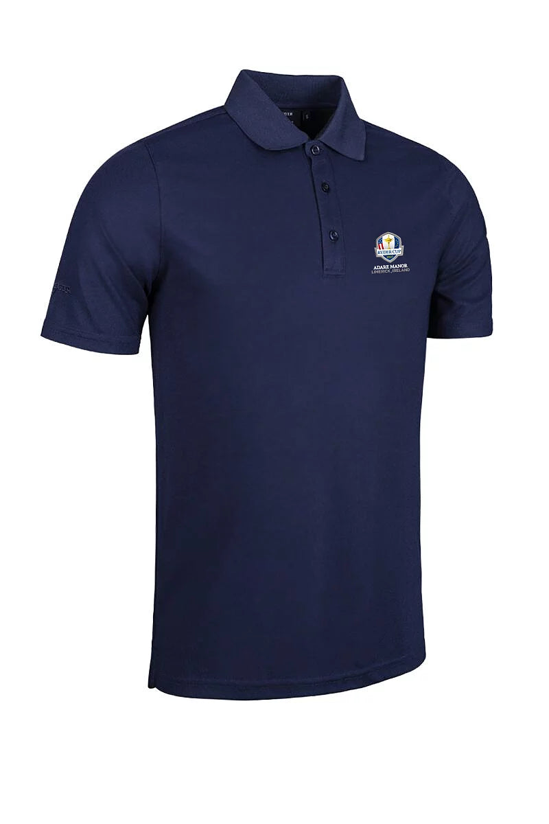 Official Ryder Cup 2027 Mens Performance Pique Golf Polo Shirt