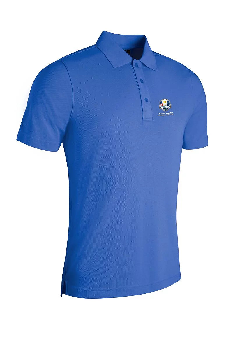Official Ryder Cup 2027 Mens Performance Pique Golf Polo Shirt