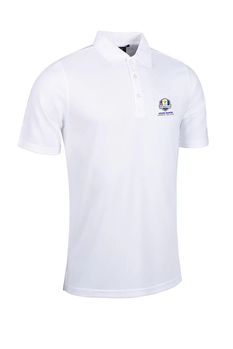 Official Ryder Cup 2027 Mens Performance Pique Golf Polo Shirt
