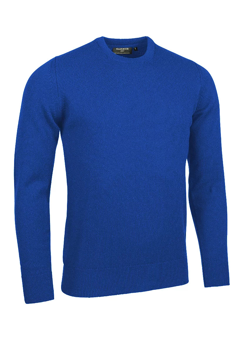 Mens Morar Crew Neck Lambswool Midweight Golf Sweater
