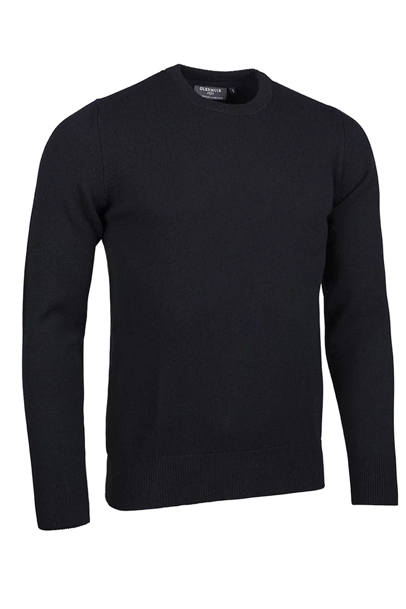 Mens Morar Crew Neck Lambswool Midweight Golf Sweater