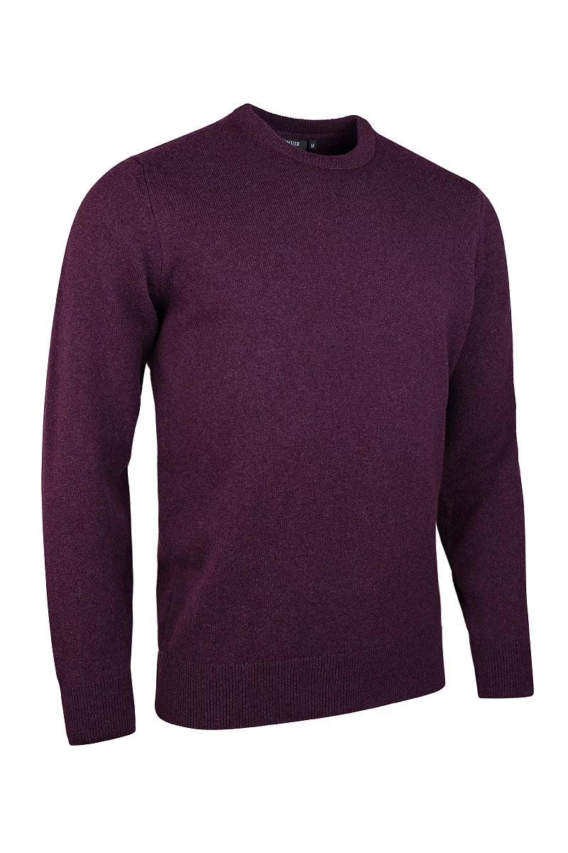Mens Morar Crew Neck Lambswool Midweight Golf Sweater