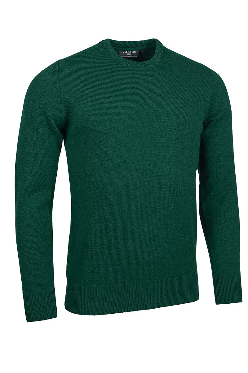 Mens Morar Crew Neck Lambswool Midweight Golf Sweater