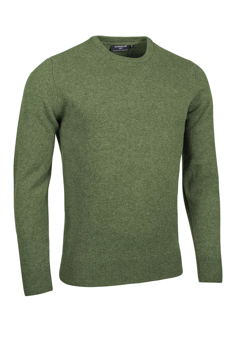 Mens Morar Crew Neck Lambswool Midweight Golf Sweater