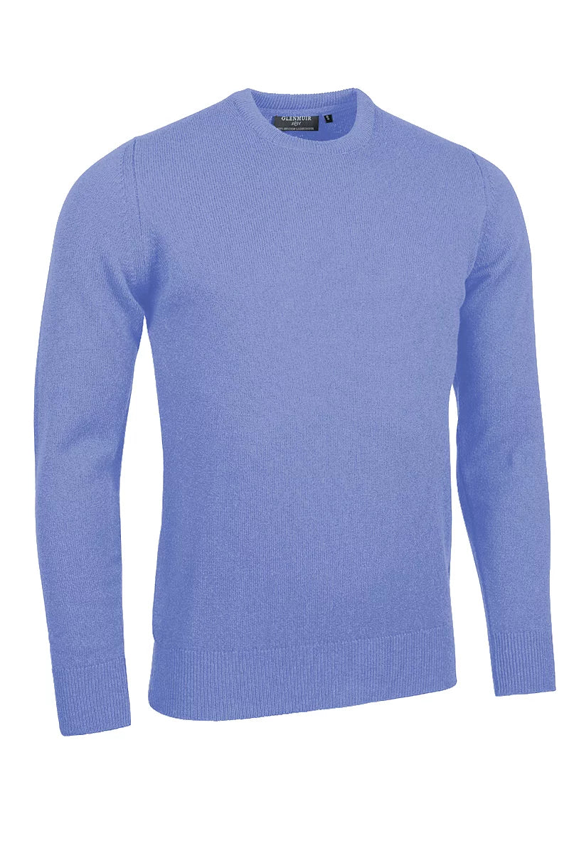 Mens Morar Crew Neck Lambswool Midweight Golf Sweater