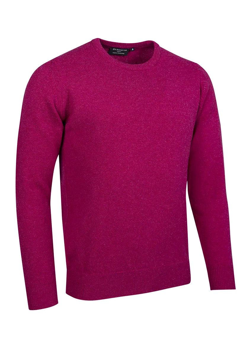 Mens Morar Crew Neck Lambswool Midweight Golf Sweater