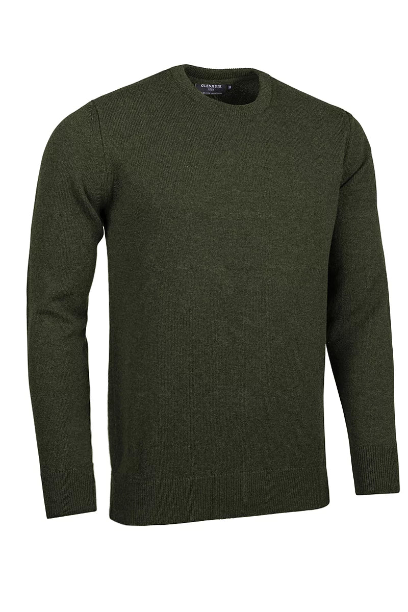 Mens Morar Crew Neck Lambswool Midweight Golf Sweater