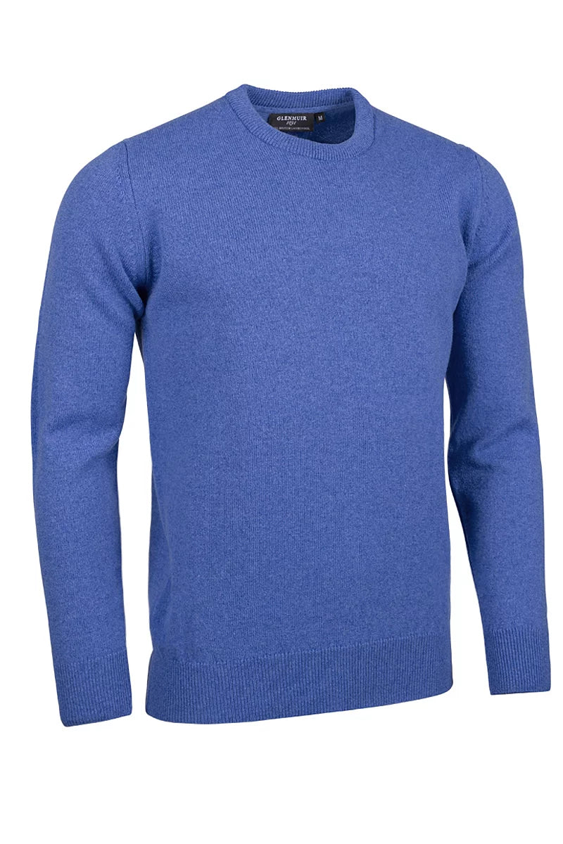 Mens Morar Crew Neck Lambswool Midweight Golf Sweater