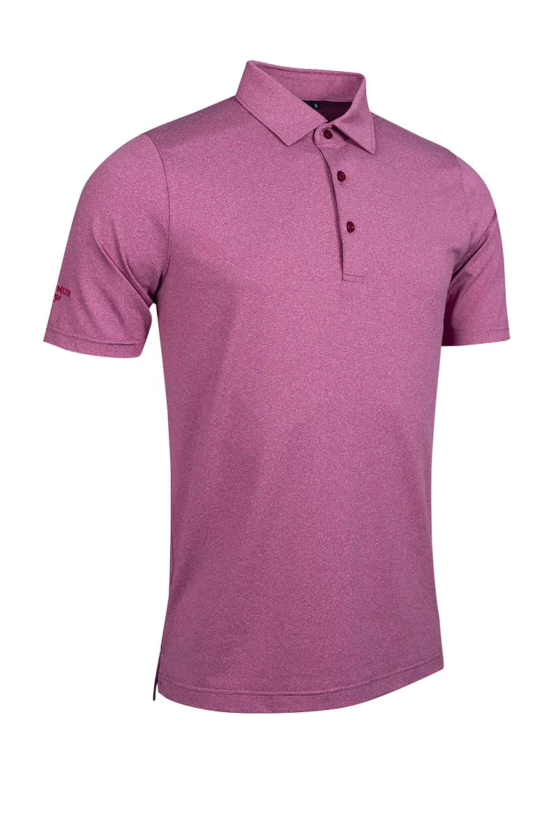 Mens Tailored Collar Performance Silloth Golf Shirt