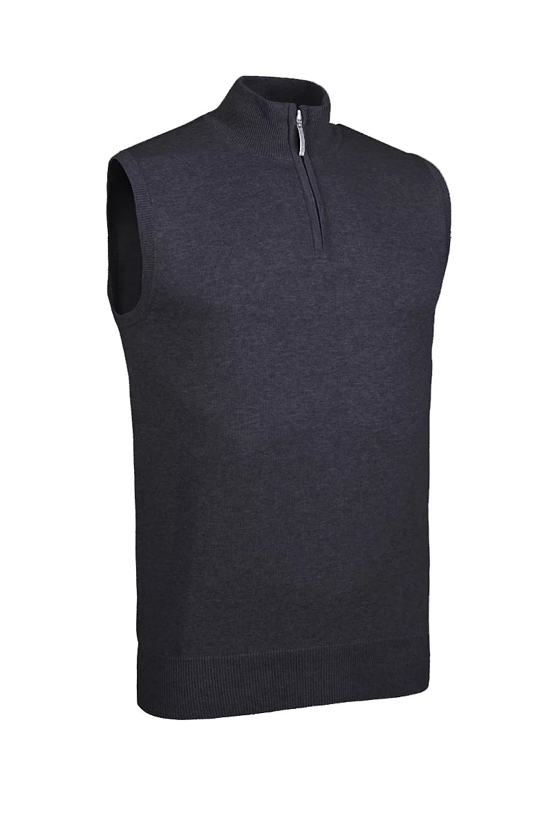Mens Quarter Zip  Cotton Lightweight Stanley Golf Slipover