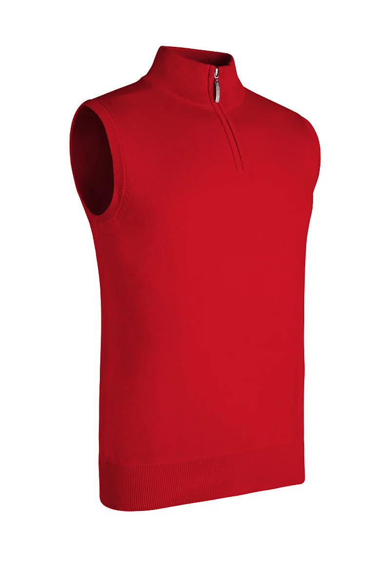 Mens Quarter Zip  Cotton Lightweight Stanley Golf Slipover