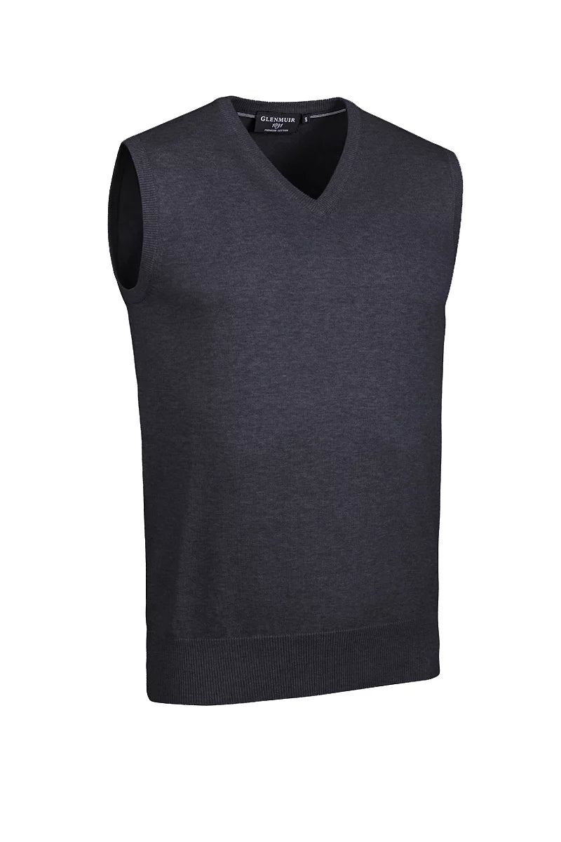 Mens V Neck Cotton Lightweight Thornton Golf Slipover