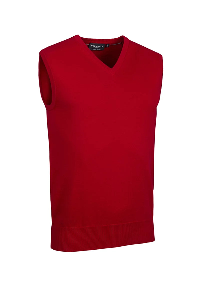 Mens V Neck Cotton Lightweight Thornton Golf Slipover