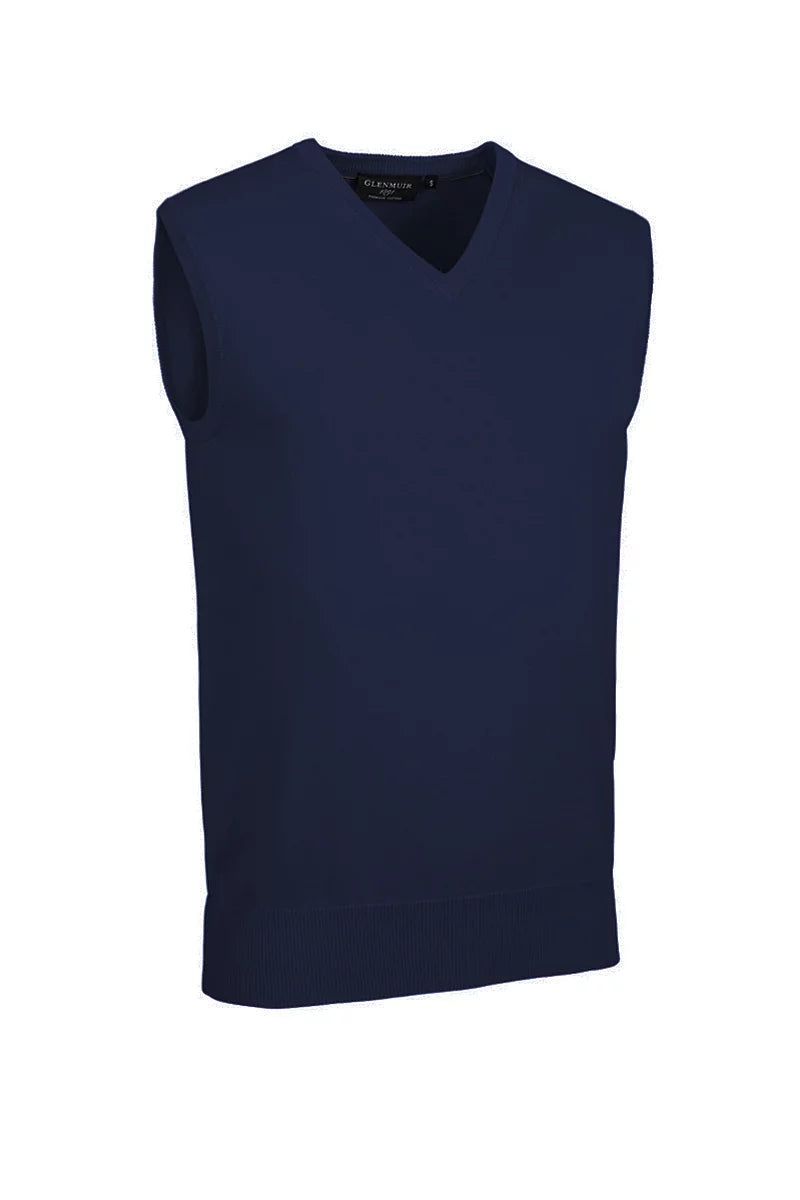 Mens V Neck Cotton Lightweight Thornton Golf Slipover