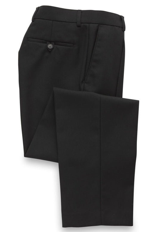 Plain Black Trouser | Mens Plain Black Trouser | Brook Traverner Trouser For Sale | Mens Black Trousers