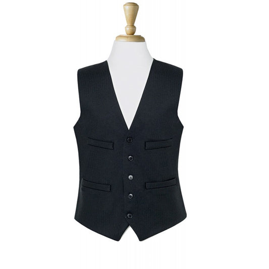Brook Taverner Waistcoat | Plain Black Waistscoat | Brook Taverner Mens Waistcoats | Brook Taverner Waistcoats | Buy Black Waistcoat