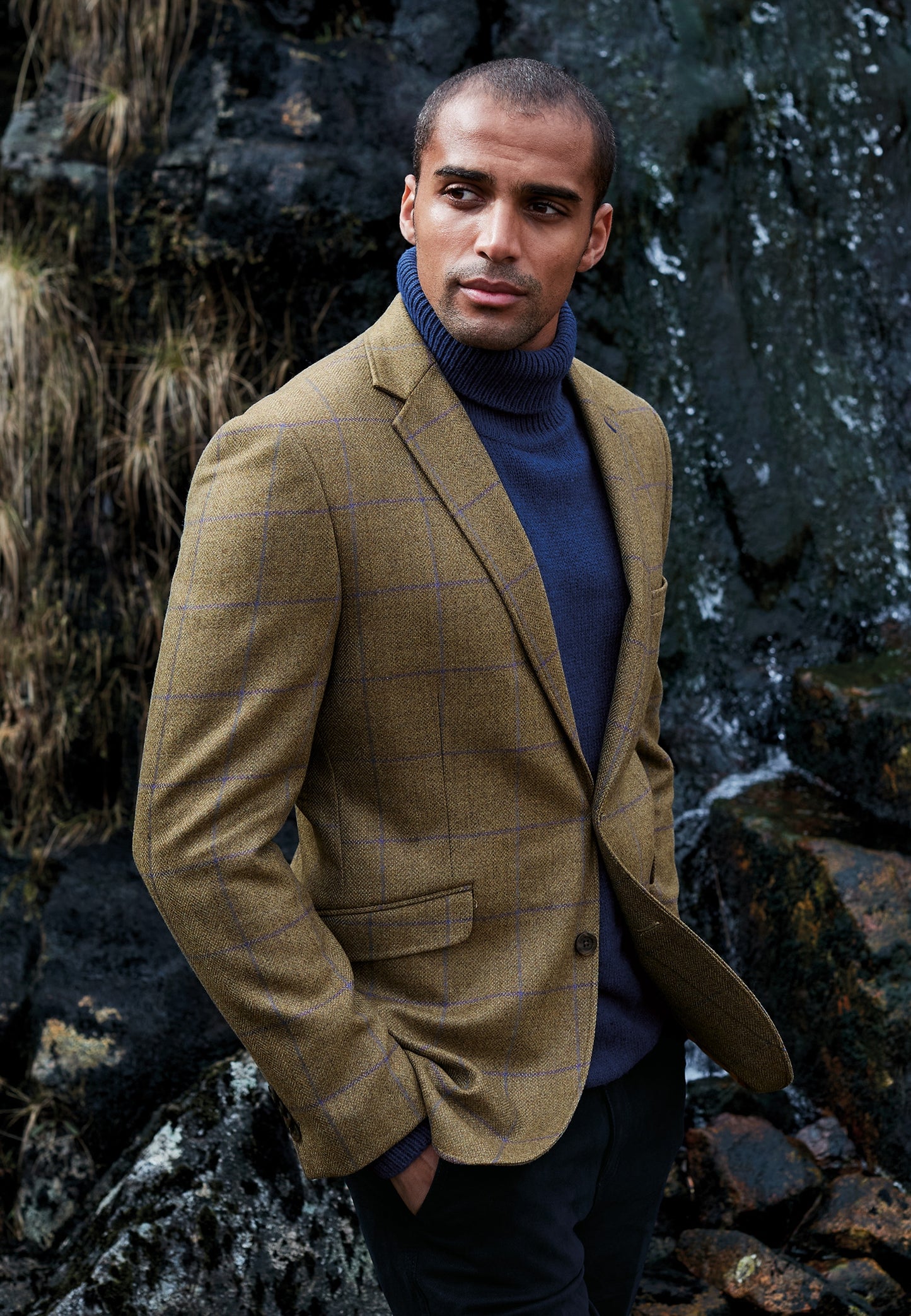 Brook Taverner Breedon Fern Check Wool Jacket | Mens Jacket Sale | Breedom Tweed Jacket | Mens Tweed Jacket Sale | Tweed Jacket