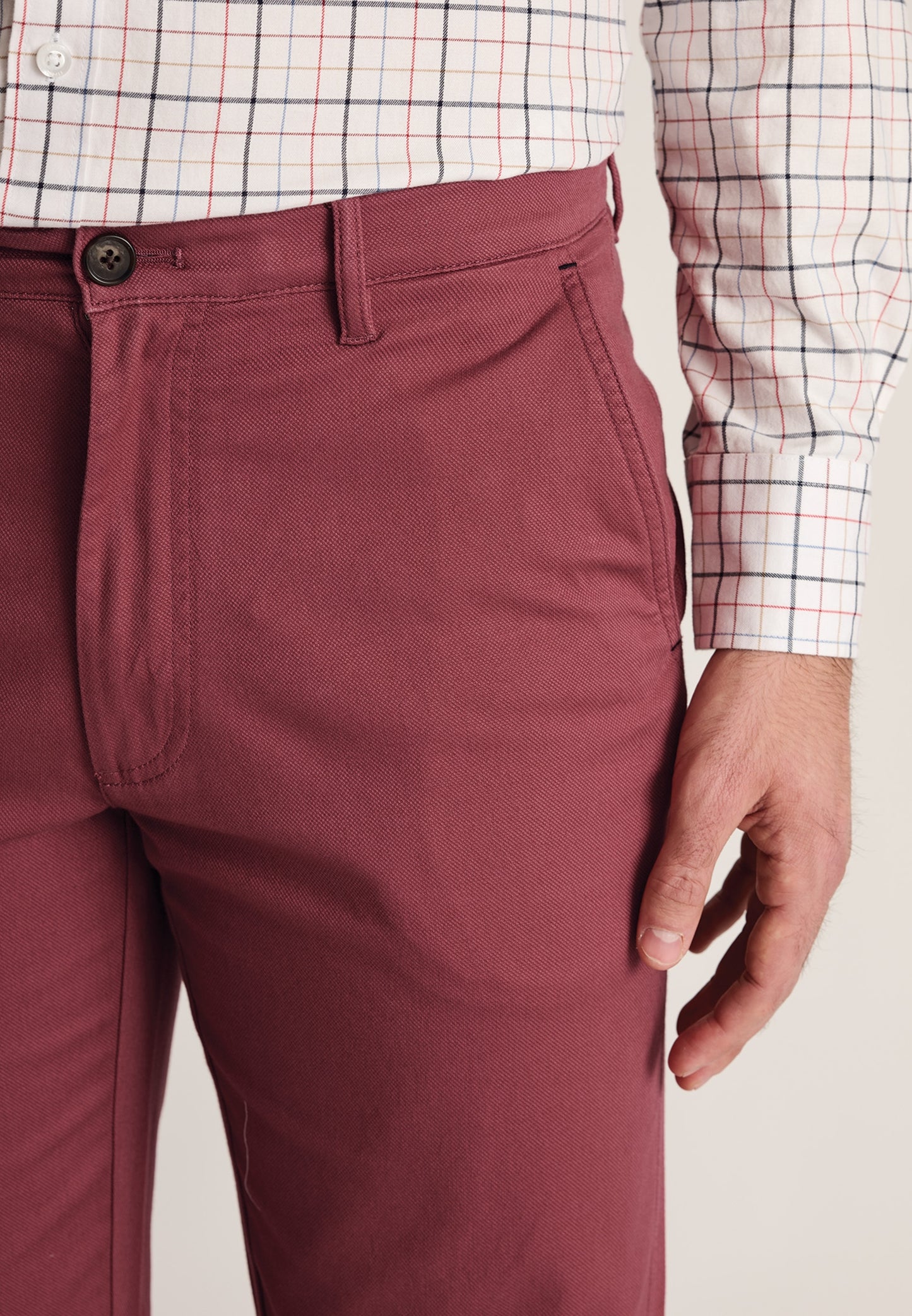 Brosnan Stretch Cotton Tailored Fit Chinos 8030T