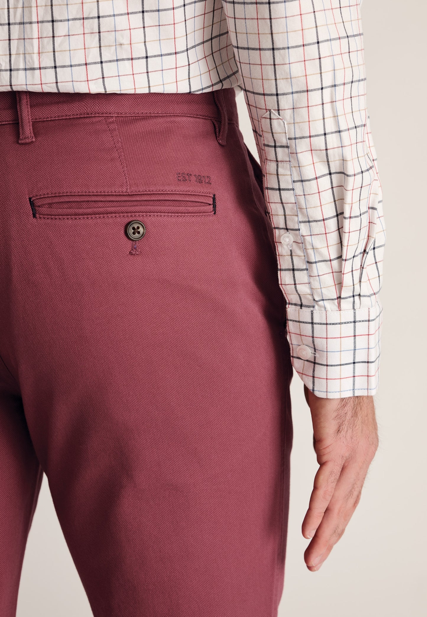 Brosnan Stretch Cotton Tailored Fit Chinos 8030T