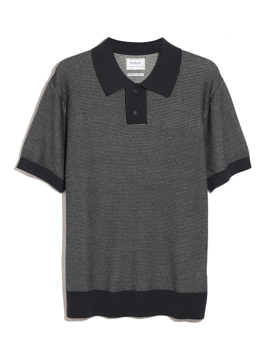 FARAH  F4GSG026  - Knitted Polo Shirt