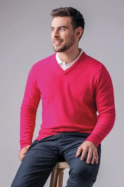 Glenmuir Lomond Sweater | Glenmuir V Neck Sweater | Mens Glenmuir Lambswool Sweater | Best Glenmuir V Neck Sweater