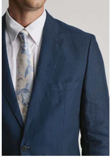 Navy Linen Jacket 54028