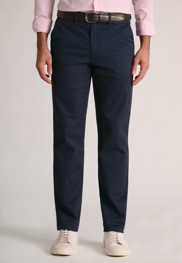 80508 Tailored Fit  Stretch Cotton Chinos. Available in 9 shades.
