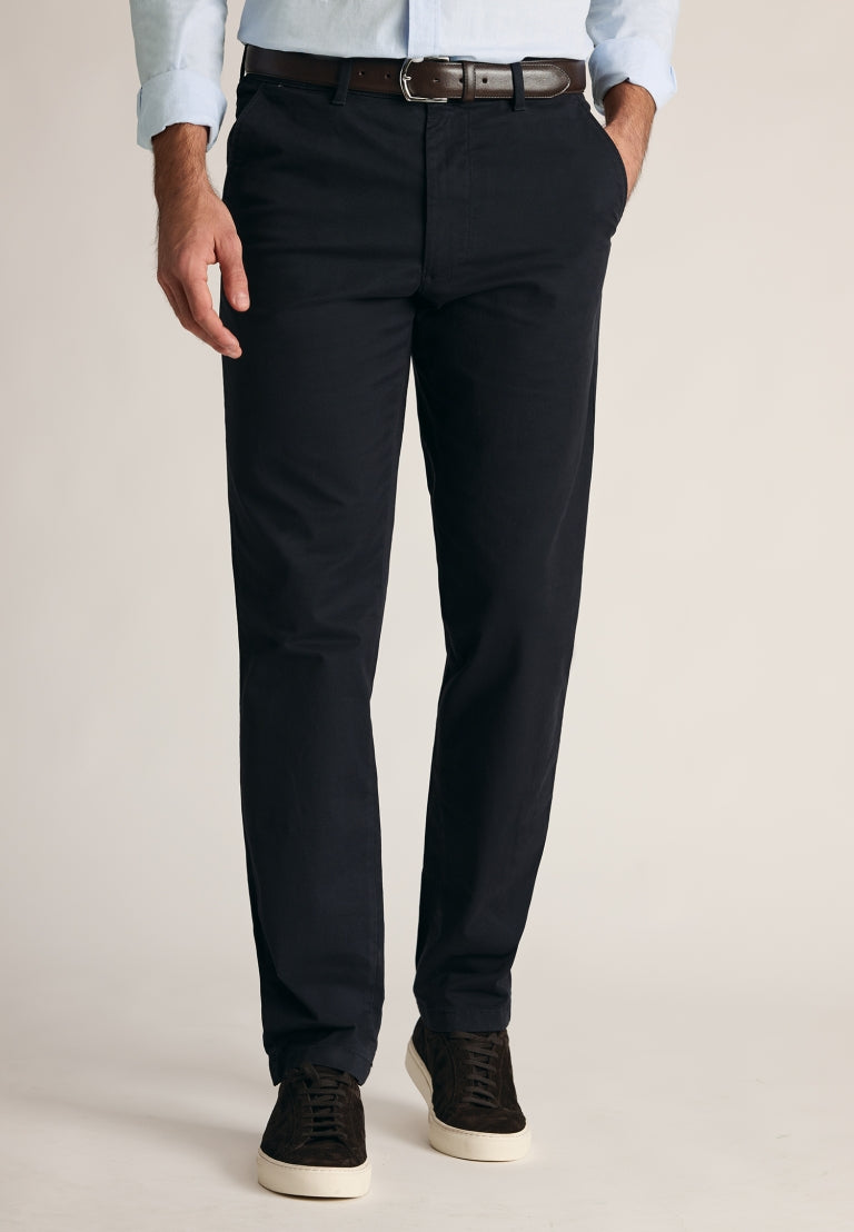 80508 Tailored Fit  Stretch Cotton Chinos. Available in 9 shades.