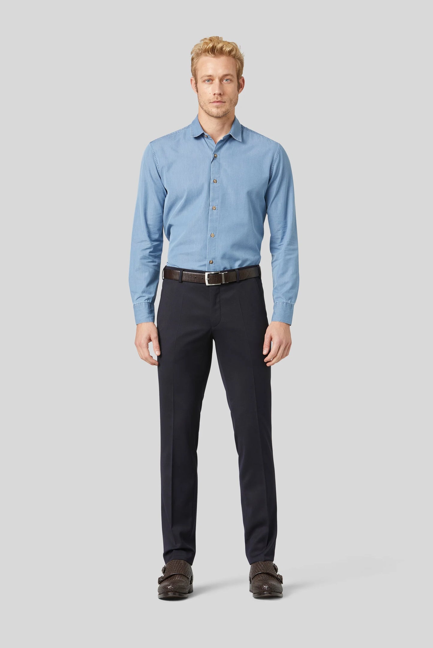 MEYER 303 Roma Comfort Fit Twill Trousers. Available in 4 shades.